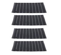 ZJchao Juego de Pegatinas de Puntos Táctiles Redondas Grandes, Pegatinas Braille de Silicona, Puntos de Relieve para Personas con Discapacidad Visual, 10mm de Diámetro, 400 Uds. (BLACK)