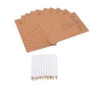 ZJchao Juego de Tarjeta de Vestir para Despedida de Soltera con 30 Tarjetas y Lápices Solubles en Agua para Actividades de Fiesta de Boda, Tarjetas de 4 X 6 Pulgadas, Lápices de 7