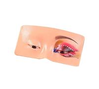 ZJchao Junta de Práctica de Maquillaje Modelo de Piel de Cara 3D para Sombra de Ojos para Delineador de Ojos Mapeo de Pestañas Herramienta de Capacitación Profesional Kit de Arte de Belleza para la