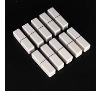 ZJchao Kit de Fabricación de Brillo de Labios, Molde de Lápiz Labial de Forma Cuadrada, Trébol de Cuatro Hojas Blanco, Molde de Lápiz Labial DIY Vacío para Mujeres y Niñas