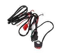 ZJchao Kit de Luz de Motocicleta, Arnés de Cableado de la Barra de Luz 12V 40A Motocicleta LED Trabajo de la Arnés de Cableado de para Bicicletas de Suciedad de 9-32V ATV Electric