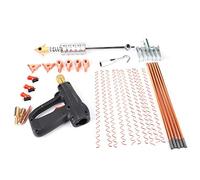 ZJchao Kit De Reparación De Abolladuras, Maquina para Sacar Golpes De Carro Kit De Soldador De Perno Extractor De Abolladuras 86 Piezas Reparación De Dispositivo De De Puntos De Automóvil