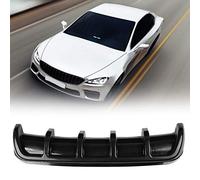 ZJchao Largo 2019 Difusor de Aleta de Tiburón Mejorador de Alerón Universal ABS Negro Premium para la Mayoría de los automóviles: Fácil Instalación, Mejora del Rendimiento Aerodinámico (Negro