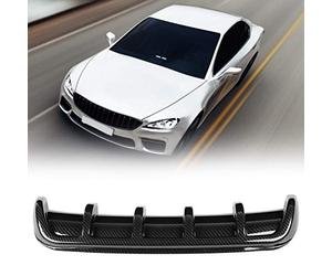 ZJchao Largo 2019 Difusor de Aleta de Tiburón Mejorador de Alerón Universal ABS Negro Premium para la Mayoría de los automóviles: Fácil Instalación, Mejora del Rendimiento Aerodinámico (Estilo de