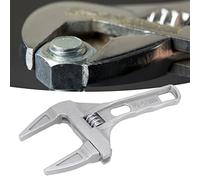 ZJchao Llave de Fontanero de Aluminio Ajustable de Gran Apertura, Llave Inglesa, Llave de Asiento, Llave de Baño para Reparación de Desagües de Lavabos, Rango de Sujeción de 6 a 68 mm.