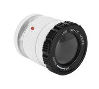 ZJchao Lupa 30X Optics con Escalas, microscopio de Bolsillo Lupa microscopio para joyero Lupa Ajustable, lupas Blancas de Alta resolución con luz LED y lámpara UV, por