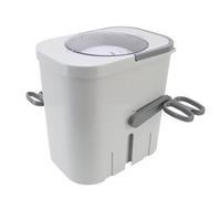 ZJchao Manual de Manivela de Lavadora Giratoria Manual de Ropa No Eléctrica Compacta con Bomba de Drenaje para el Apartamento Dormitorio RV Viajes