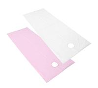ZJchao Masaje Impermeable Spa Sábanas de 2 Uds, Funda de Cama de Poliéster para Salón de Belleza y Spa, Respetuosa con la Piel e Higiénica (blanco rosa)