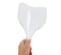 ZJchao Mascarilla de Peluquería, Protector para Teñir Corte de Flequillo en Spray para el Cabello, Hecho de Plástico, Ligero y Práctico, con 2 Opciones de Color, para Peinado y Uso en (#2)