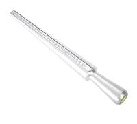 ZJchao Medir Medida de Ring Size Gauge Tool del Reino Unido - Dispositivo Confiable de Medición de Dedos para Anillos de Boda y de Clase - Herramienta Compacta de Medición de Dedos de Metal (metales