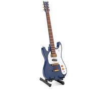 ZJchao Mini Guitarra, Mini Madera de Guitarra Modelo de -musical Adornos Musicales Artesanía Decoración de la de la Guitar