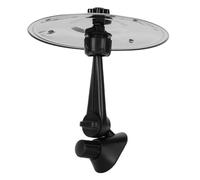 ZJchao Mini Tambor Cimbálbal de Accidente Automovilístico para Ventilaciones de Aire del Vehículo, un Accesorio único y Divertido para Amantes de la Música y Bateristas sobre la Marcha (SILVER)