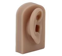 ZJchao Modelo de Oreja Falsa, Oreja con Modelo de Oído de Silicona de Silicona Premium para Entrenamiento de Belleza (BROWN)