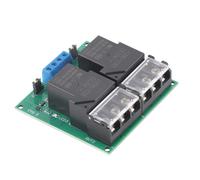 ZJchao Módulo de relé, Placa de relé Alta Potencia con Terminal de Barrera de 9.5 Mm para Varias Aplicaciones de Activación (12 VCC)