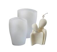ZJchao Molde de Silicona 3D para Velas Perfumadas con Bricolaje Jabón que Fabrican Moldes de Cera con Gel de Sílice de Grado Alimento Reutilizable para Manualidades de Decoración del (F1)