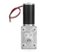 ZJchao Motor de DC de Alto Torque, Motores Eléctricos Velocidad de Torsión Alta Reduzca el Motor de la Caja de Engranajes Eléctricos, de Engranaje de Gusano, de Reversible de de 8 Mm de 8 Mm de 24 V