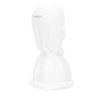 ZJchao Muñeca de Yeso de Vinilo Irrompible de 18 cm. Kit de Pintura para Niños. Juguete Educativo No Frágil para Niños con Material Ecológico Seguro.