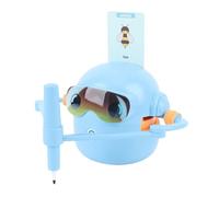 ZJchao Niños Dibujando Robot para Niños con 100 Tarjetas 12 Bolígrafos, Preescolar Montessori Pintura Automática de Aprendizaje Juguetes para Niñas para Niños (Cielo Azul)