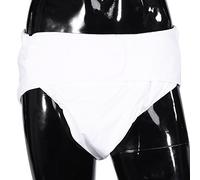 ZJchao Pañales de Tela Reutilizables y Ajustables para Incontinencia de Adultos, Pantalones de Pañales Transpirables para Hombres y Mujeres (WHITE)