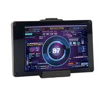 ZJchao Pantalla de Temperatura de la PC, Monitor de Temperatura de la Computadora de 3,5 Pulgadas con Monitor de Temperatura de la Computadora, Soporte y Cable USB Pantalla de la Caja