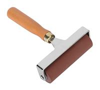 ZJchao para Linoleo Vinilo Brayer Rodillo de Goma Elástico Suave, Flexible y Resistente para Grabado, álbumes de Recortes y Manualidades (Caucho + madera compuesta 2)