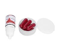 ZJchao Pastillas Comestibles de [Novedad de 2024] Cápsula Falsa, Accesorios de Maquillaje para Halloween, Efecto de Herida, Combinación Segura, Disfraz de Fiesta, Efectos Especiales