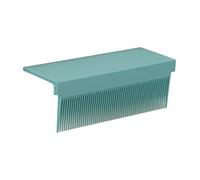 ZJchao Peine Alisador de Pelo, Peine de Fibra de Carbono, Accesorios de Estilismo para Peluquería, Alisador de Pelo Eléctrico y Férula (GREEN)