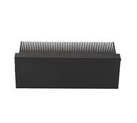 ZJchao Peine Alisador de Pelo, Peine de Fibra de Carbono, Accesorios de Estilismo para Peluquería, Alisador de Pelo Eléctrico y Férula (BLACK)