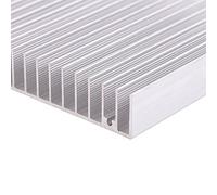 ZJchao Pequeño de Placa Disipador de Calor de Aluminio de 1 Pieza con Buena Conductividad Térmica Aleta de Enfriamiento 10010018MM para Computadoras, Circuitos Integrados de Potencia, Dispositivos