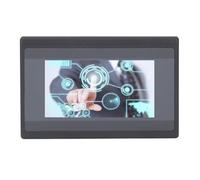 ZJchao PLC HMI con Pantalla Táctil TFT LCD de 4,3 Pulgadas con Salida de relé Termopar Tipo K de 2 Vías DC24V 12 en 10 Salidas para la Serie FX3U, Velocidad de Funcionamiento Rápida,