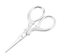 ZJchao Pulpo Bonitas Bordado Tijeras de Coser Antiguas para Puntadas de Bricolaje - Herramienta de Bordado de Metal Premium con de TPR - Tijeras Doradas Pequeñas para Proyectos de Manualidades