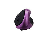 ZJchao Ratón Ergonómico, Ratón óptico Vertical Ratón Ergonómico con Cable Ratones USB Diseño Elegante Ratón óptico de Túnel Carpiano para un Uso Cómodo Púrpura para Computadora Portátil