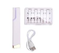 ZJchao Recortador de Vello Facial para Mujer, Removedor de Vello Facial Recargable por USB con 3 Configuraciones de Velocidad con Luz LED, para Todo Tipo de Pieles Sensibles (WHITE)