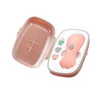 ZJchao Recortadora de Uñas de bebé, Kit de Archivos Eléctrico de Llave de Clavos para Bebés, sin Dolores Anti -pizca, Velocidad Ajustable para Niños Recién Nacidos, Adultos para Niños (PINK)