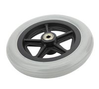 ZJchao Reemplazo de Ruedas para Sillas de Ruedas, para Andador, Repuesto de Goma, Delantera de 7 Pulgadas, Andador para Sillas de, Andadores, Andadores