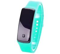 ZJchao Reloj de Pulsera Digital LED Reloj Electrónico con Termómetro GMT Alarma Luz Nocturna Pantalla de Fecha Correa de Silicona para Hombres Mujeres Deportes Casual (Pink)