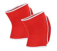 ZJchao Rodilleras de Seguridad para Niños con Cojín de Esponja para Deportes y Actividades Protección de Voleibol, Fútbol y Baile (rojo)