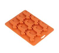ZJchao Salchicha Hielo Bandeja Bandeja de Silicona con Forma de Perro para Cubitos de Hielo, Molde de Silicona sin BPA de 9 Cavidades para Chocolate, Crayones, Velas, Yogur, Herramienta Creativa para
