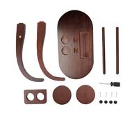 ZJchao Soporte de Hilo de Madera Enrollador de Hilo Swift Set 2 Devanador de Bolas de de Husillo para Tejer Crochet con Base Fuerte Rotación Suave (Color retro magnético)