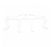 ZJchao Soporte de Página de Stand Music, Aparición en el Clamp/Holder de Music Stand con el Diseño Simple Pero Elegante Transparente Mantenga el Libro Abierto (#1)