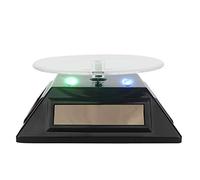 ZJchao Soporte de Pantalla Giratoria con Energía Solar, Mira la Mano para 8200 Movimiento LED Light Rotating Energy Jewellry Watch Phone Showup Supporter Racker