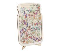 ZJchao Tarro de Recompensa Personalizado, Tablero de Anuncios Magnético, Herramienta de Gestión del Aula para un Comportamiento Positivo, con Colores Vibrantes y Temas (muñeco de Nieve de Navidad)