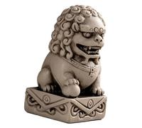 ZJchao Tecla de Resina Stone Lion con Detalle Intrincado y Base Estampada para Teclado Mecánico y Decoración de Escritorio (Izquierda)