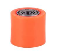 ZJchao Tensor de Cadena de Bicicleta, Tensor de Cadena Bicicleta 8 Mm Guía de Rueda de Polea de Rodillo de Universal para Motocicleta Enduro (ORANGE)