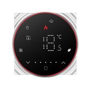 ZJchao Termostato WiFi Smart, Termostato Digital de Pared Programable con Control por Voz, Pantalla LED, Bloqueo Infantil y Luz Regulable, para Calefacción Eléctrica (W-2)
