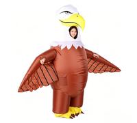 ZJchao Traje Inflable de Pájaro Adulto, Disfraz de águila Hinchable con Ventilador y Caja de Batería para Adultos de 150-190 Cm