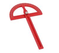 ZJchao Transportador Buscador de ángulos, Regla de ángulo Semicircular de 180 Grados con Tuerca de Bloqueo Moleteada y Marcas Grabadas para Carpintería, Ingeniería