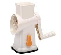 ZJchao Trituradora de Hielo Manual, Picahielos de Manivela, Base de Ventosa, Diseño de Cierre Fácil de Limpiar para Nieve Raspada, Batidos, Margaritas, Camping (WHITE)