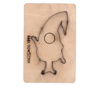 ZJchao Troquel de Corte de Cuero, Hoja de Acero de Aleación con Base de Madera para Manualidades, Fabricación de Joyas, Telas Cortadas sin Esfuerzo, Arcilla Artesanal de Cuero