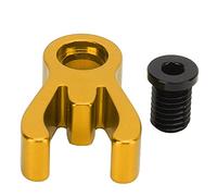ZJchao Tubo Delantero de la Bicina de Aleación de Aluminio, Fijando la Hebilla con Superficie Electroplacada para la Bicicleta Plegable de 3SISTY (Yellow)